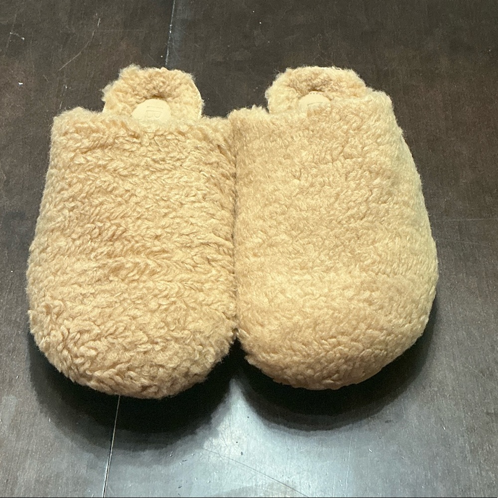 Intentionally Blank Tan Slippers that are brand new with tags!